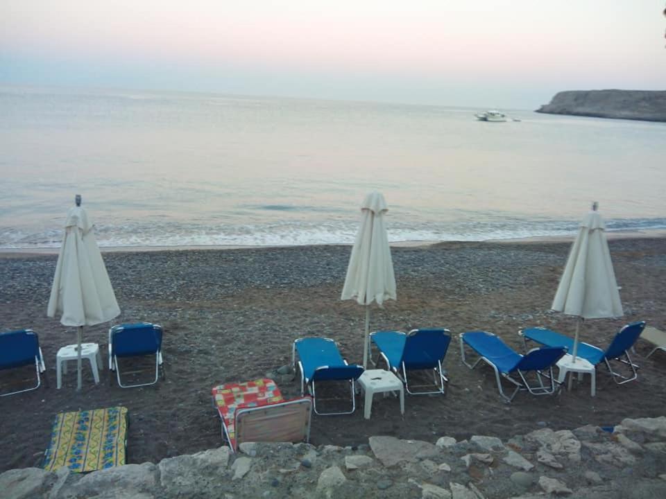 Beachfront Apartment Kato Káto Zákros Eksteriør bilde